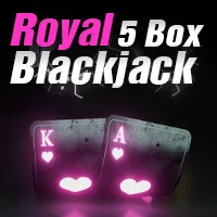 Royal 5 Box Blackjack Mobile